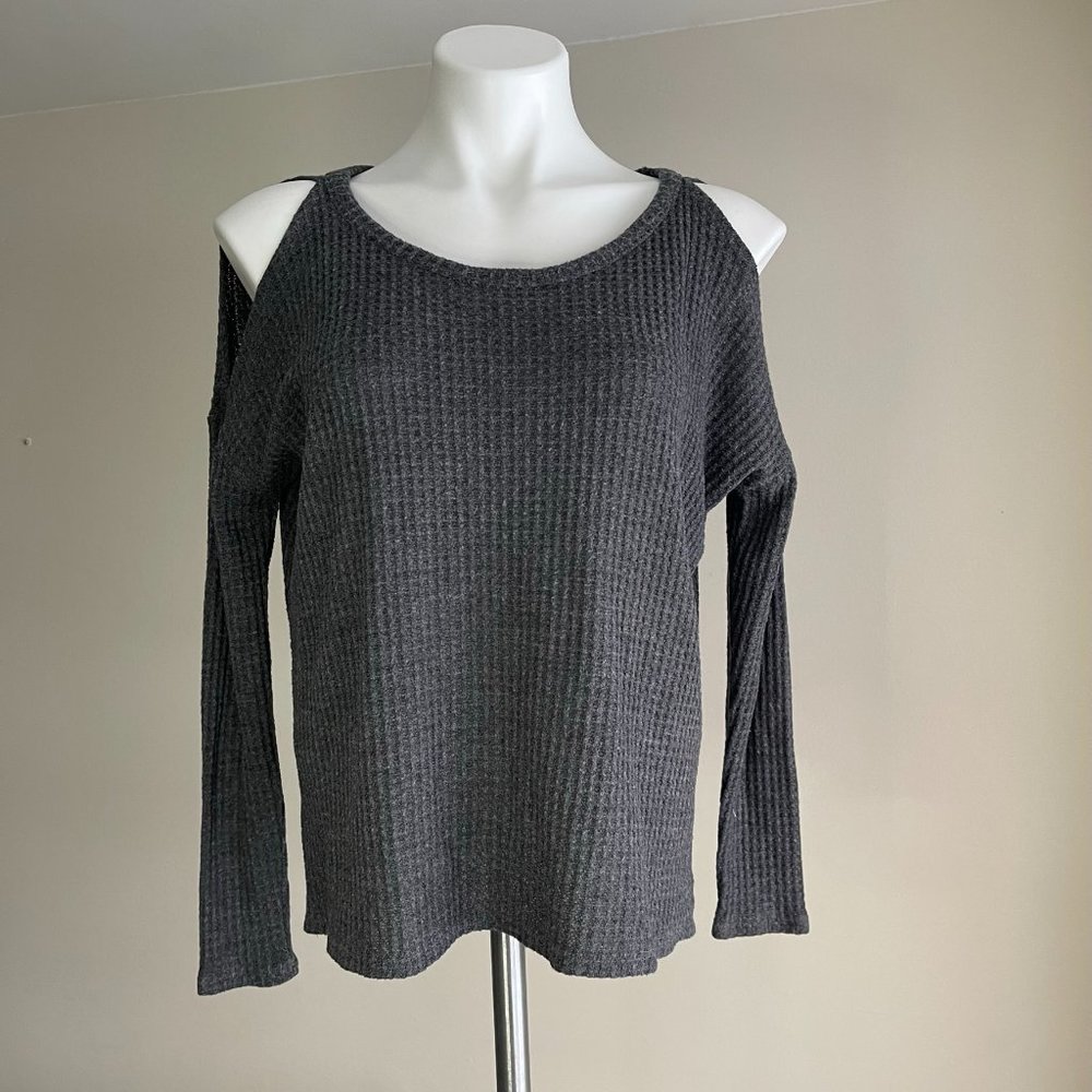 American Eagle Soft & Soft Plush Cold Shoulder Long Sleeve